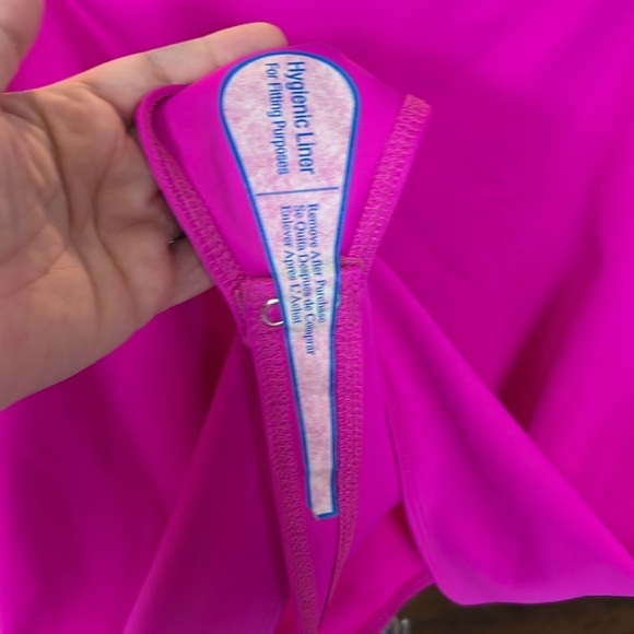 Good American Scuba Modern Tank Bodysuit Fuchsia Pink NWT Women’s Size 4X - Picture 12 of 17